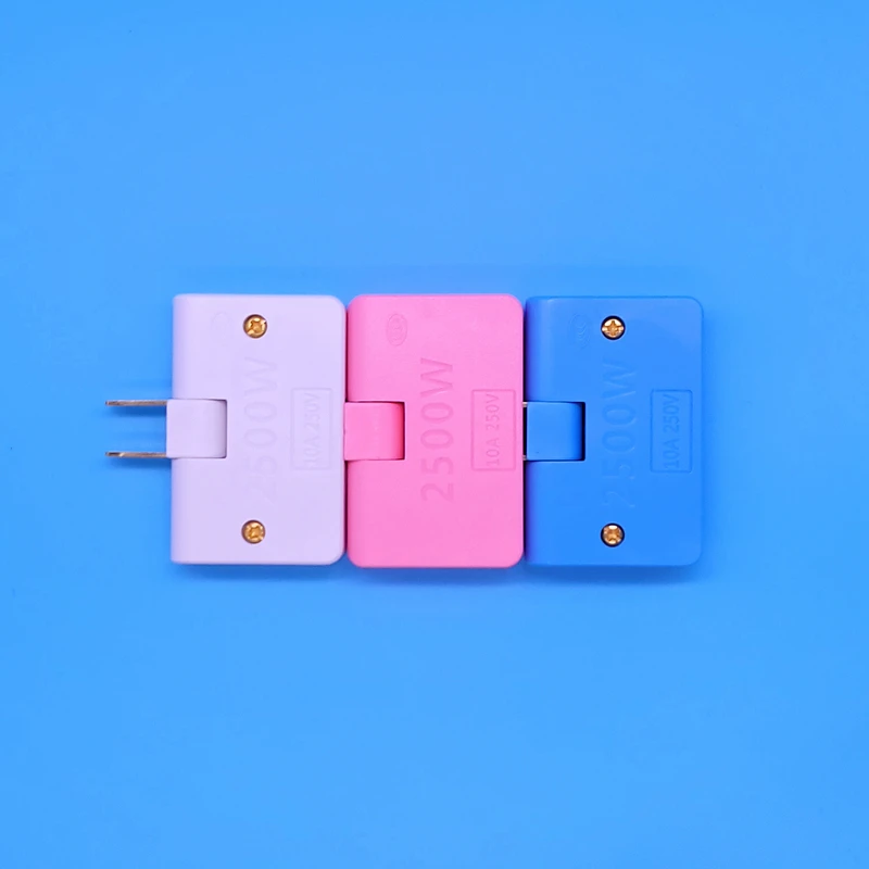 Oem Ultrathin 3 Way Flat Wall Outlet Extender Ac Adapter 2pin Swivel ...