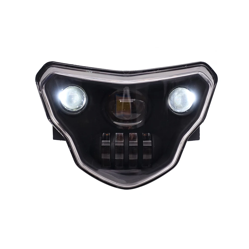 Three-color modified Angle Eyes LED Motorcycle headlight assembly for BMW G310 manufacture