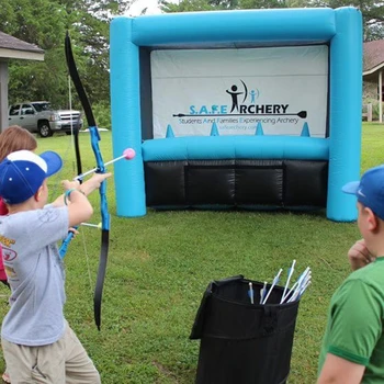 Commercial Interactive Inflatable Archery Game Set For Exciting Party Events With Free Shipping Worldwide