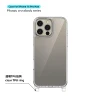 Coque de téléphone + Crochet transparent en TPU