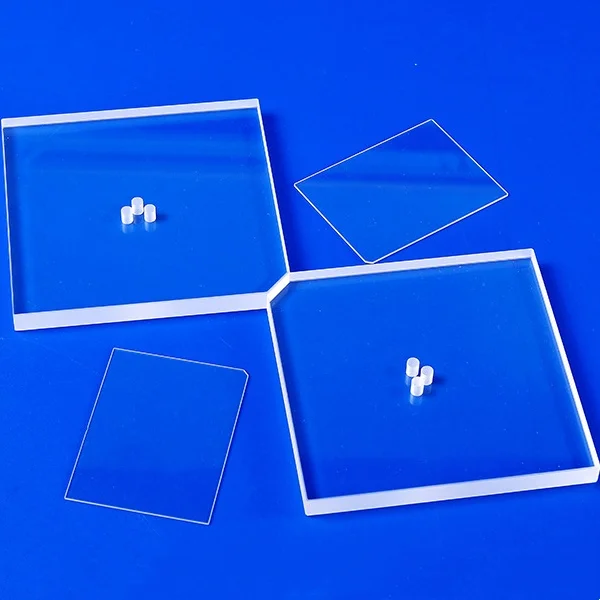 High Transmittance Fused Silica Transparent UV Quartz Glass Plate for Lamp