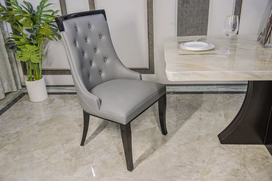 Wholesale Modern Restaurant Dining Set Contemporary Dining Leather