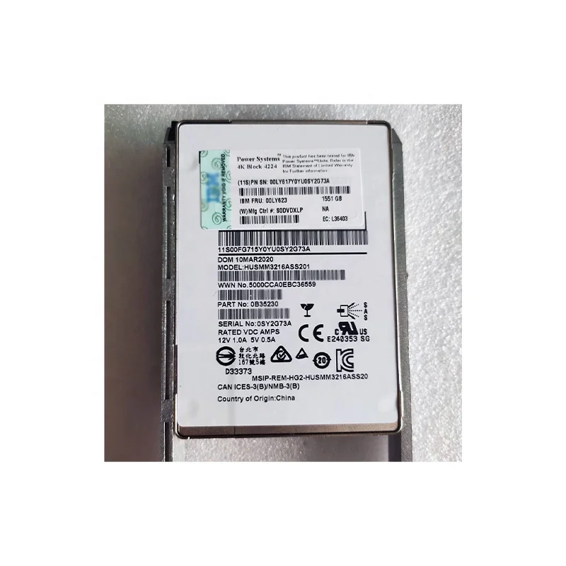 01LU867 - 1551 GB SAS SSD for IBM - High Performance Storage