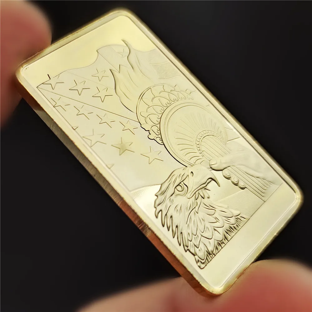 The American Bald Eagle Fine Gold Bullion Bar One Troy Ounce 100 Mills .999  Fine Gold Clad Grand Canyon National Park Coin : : Toys & Games
