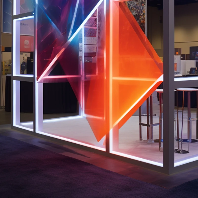 Exhibition Modular Booth System 3x6m - Portable & Customizable