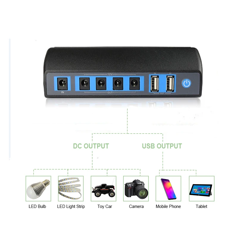 Mini Ups Battery Backup 31200mah Mini Ups  Battery 5v 12v Backup Dc 12v