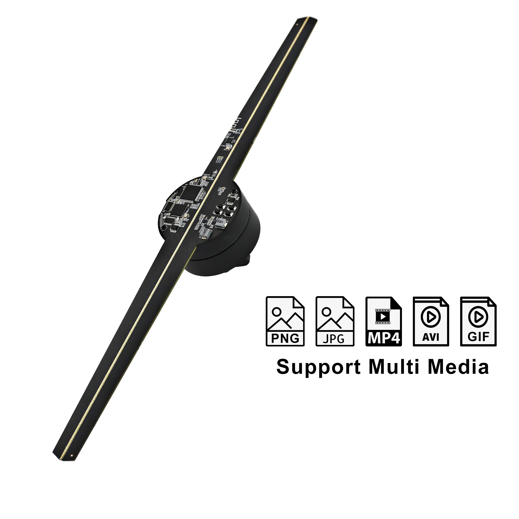 Cheap Price 42cm LED Display 3D Helice Holographique Advertising Machine Fan