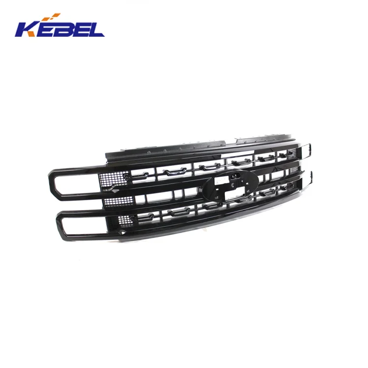 Customized Front Grille for Ford F250 2024 Upgrade Your Truck's Look Baked Lacquer Black and Dumb Black