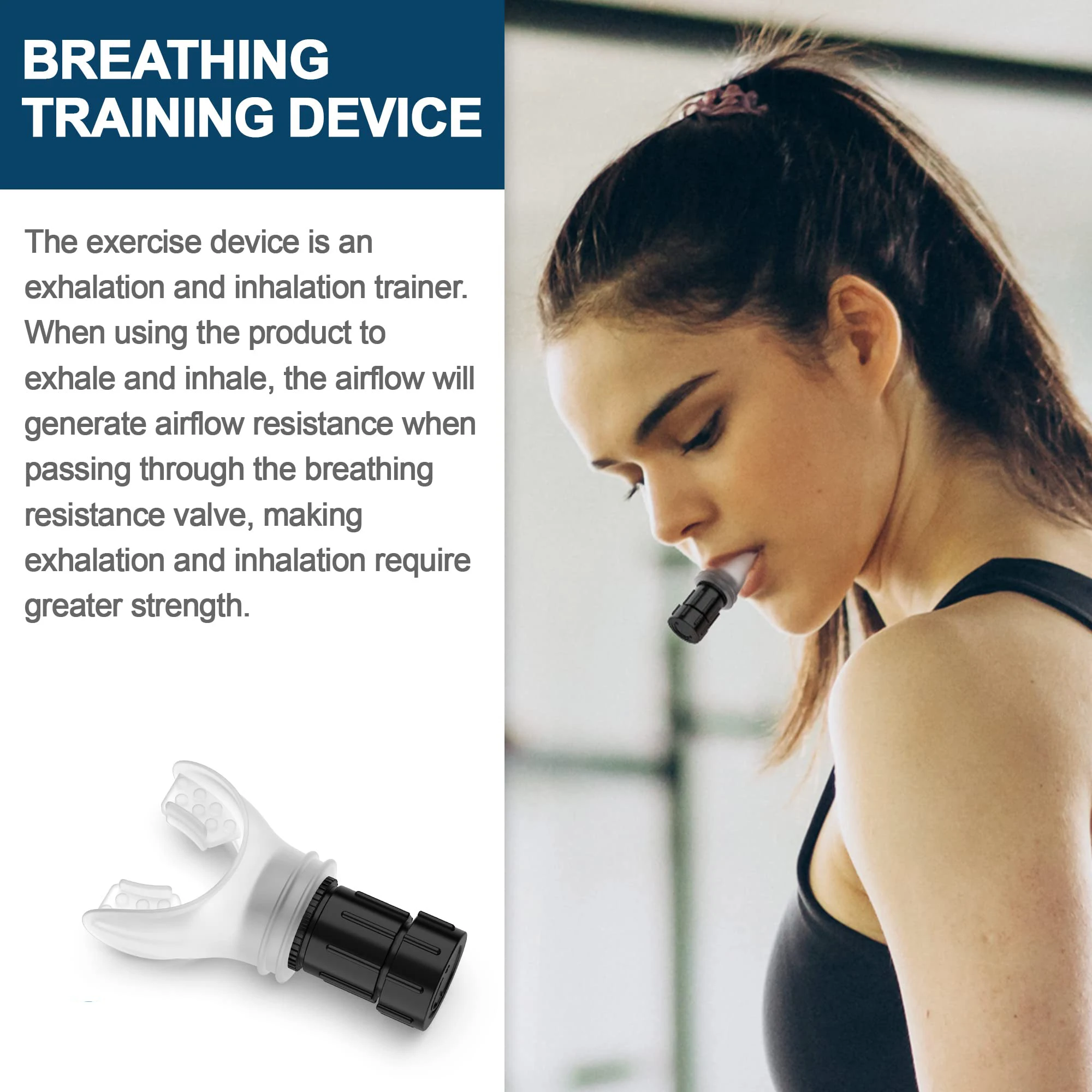 Silicon Lung Exercise Device Machine Lung Breathing Trainer Lung Exercise  Deep Breathing Respiratory Trainer