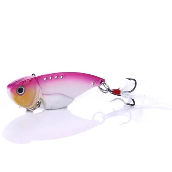 Zinc Alloy Electroplated Vib Lure Live Bait with Hooks 11g for Pike & Mackerel Sea Fishing Long Casting – Hooks – view 4