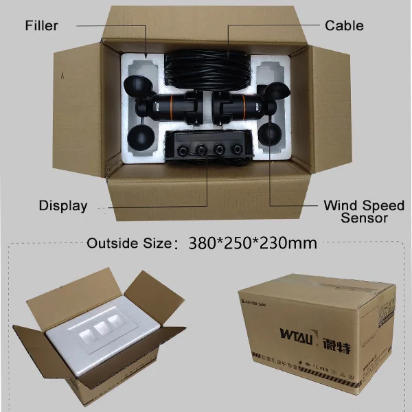 Anemometer Wind Speed and Wind Direction Sensor