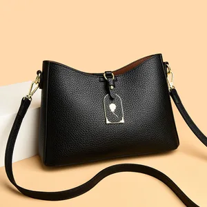 Bucket  Design 2026 New Fashion Women's Hobo Bag PU Leather Shoulder Crossbody Bag for Daily Rose Zipper Closure