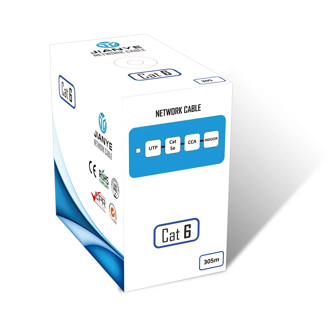 Cat6 1000ft Bulk Cable 100 Pure Solid Bare Copper 23awg 4pair