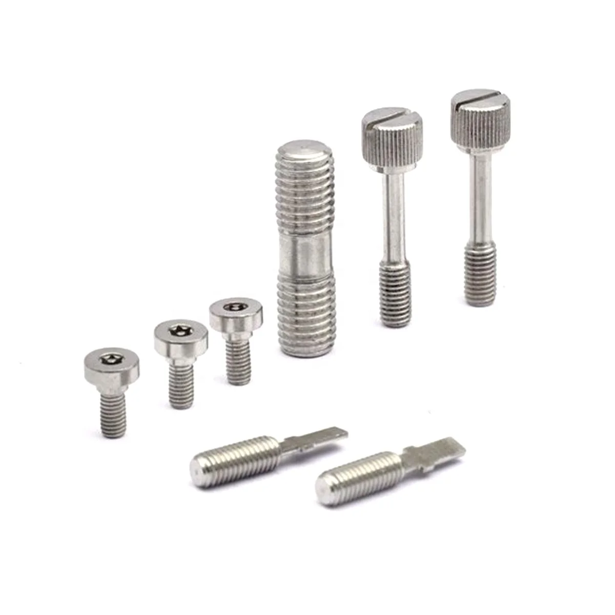 Fastener manufacturer customized screw brass carbon stainless steel custom logo Slotted shoulder non-standard machine screw