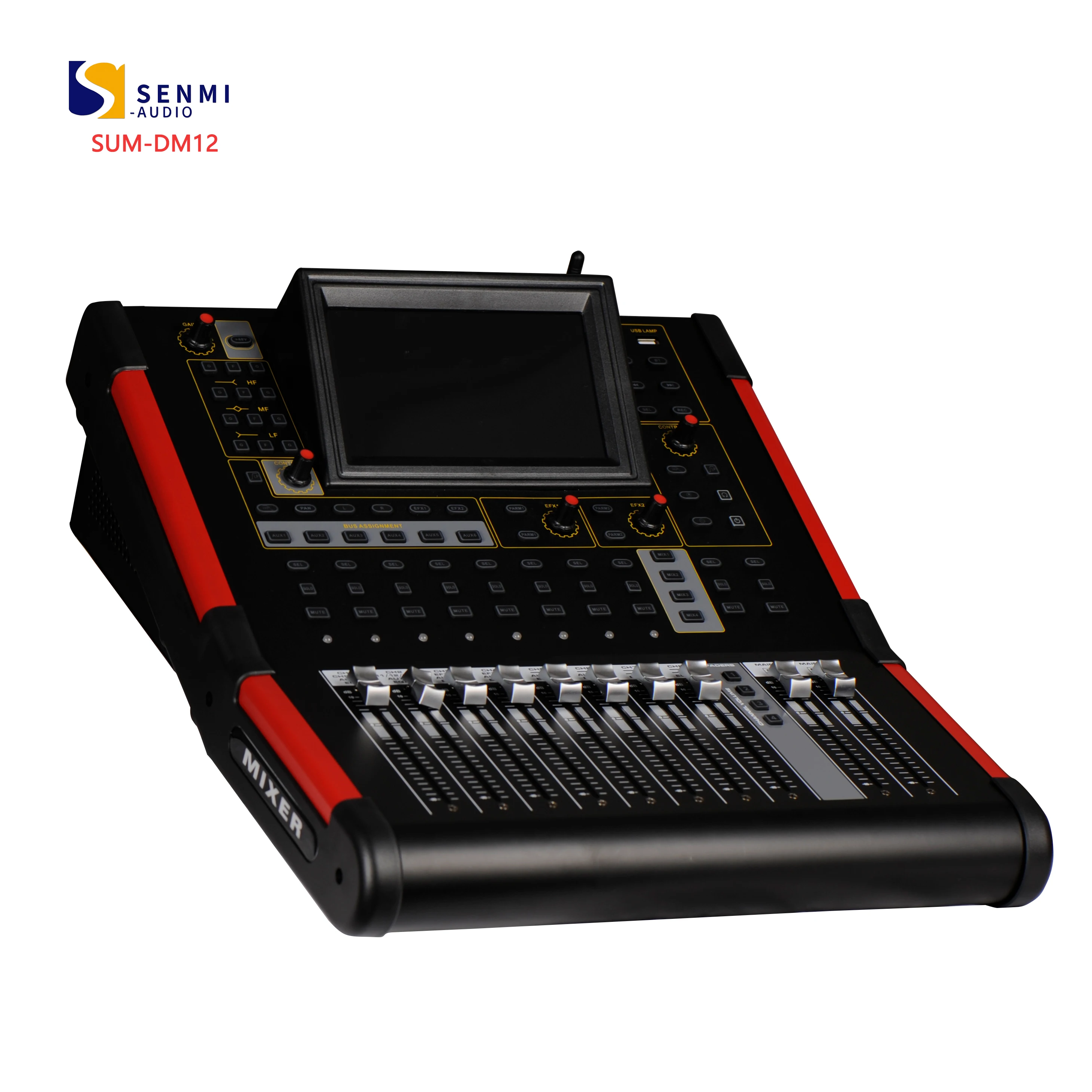 Sumdm12 Professional Audio Digital Mixer Mixing Console Dj Sound Usb