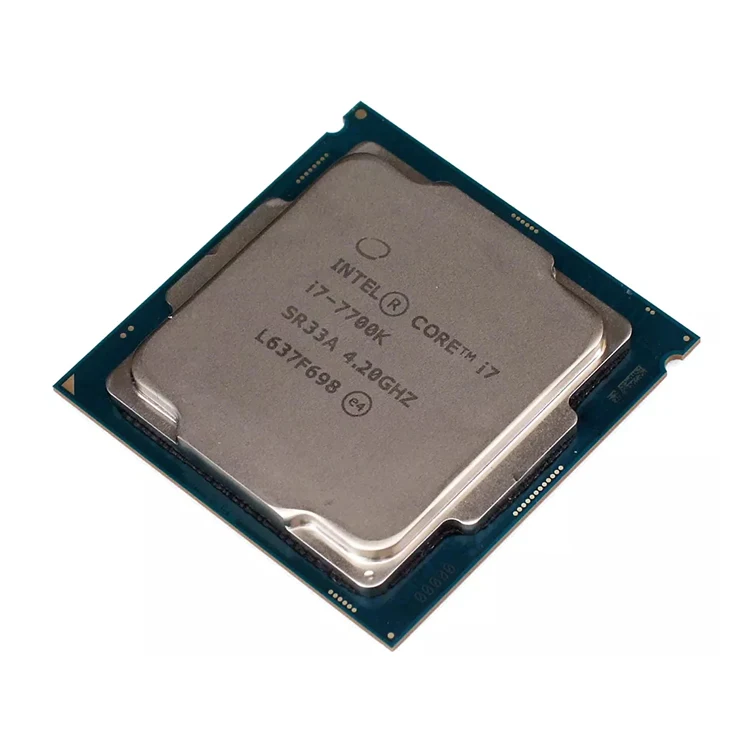 Intel Core i7 7700Kプロセッサ4コア最大4.5 GHz 65W DDR4メモリ使用CPUサポートソケットLGA1151マザーボードZ270|  Alibaba.com