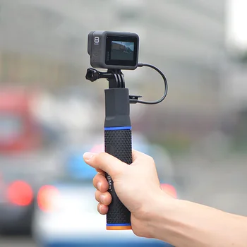 KingMa Go Pro Camera Accessories 5200mAh Power Bank Selfie Stick Hand Grip Monopod for GoPro Hero 5 6 7 8 Action Camera Portable detail image