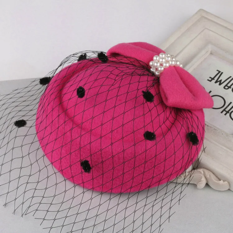 Grosir grosir murah gatsby pink Putih Hitam kentucky fascinator klip pernikahan Gereja derby aksesoris topi untuk wanita pesta teh