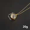 Chaîne dorée de 20 mm de diamètre intérieur et surface convexe.