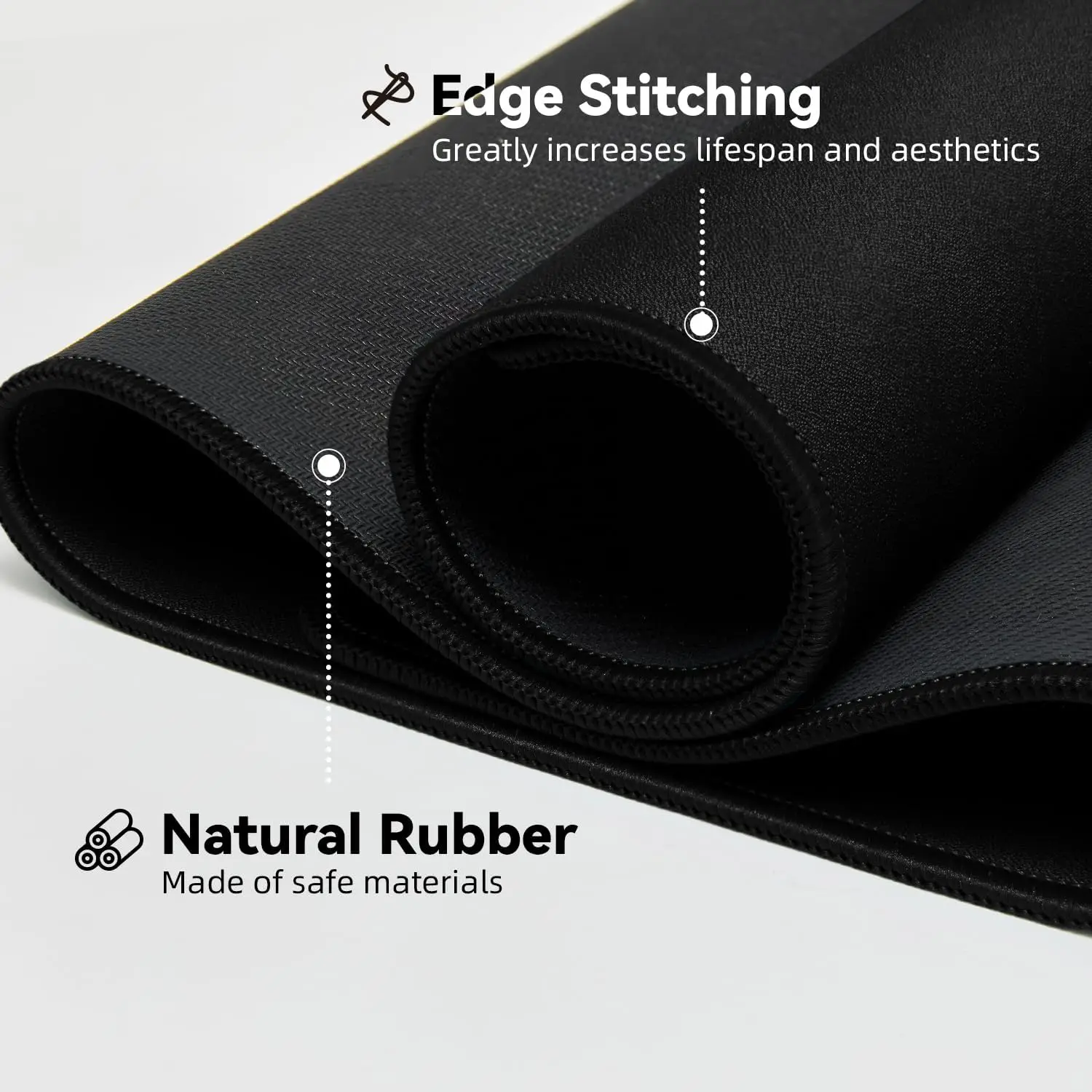 Custom Design Large Gaming Mouse Pad Non-Slip Rubber Base Big Computer Keyboard Mouse Ma aperçu 3