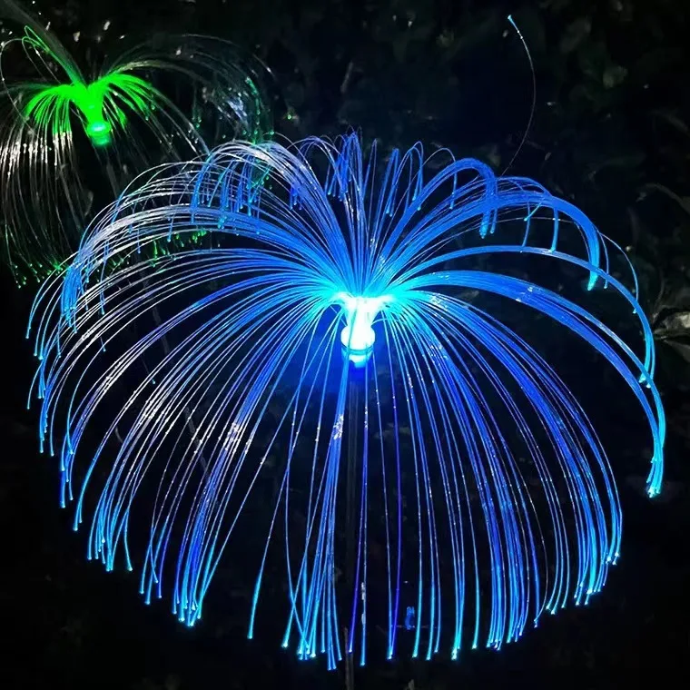 7 color changing solar flowers garden lights water