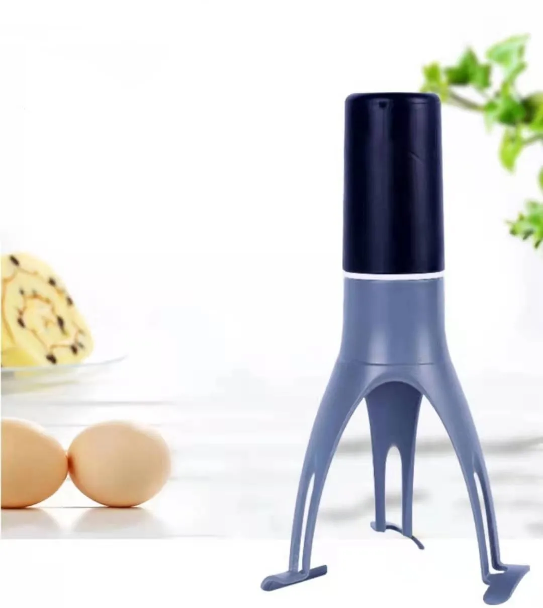 Automatic Eco-Friendly Plastic Triangle Mixer Egg Beater for Home Kitchen Use