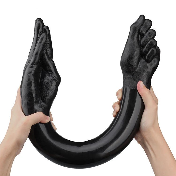 Double Head Dildo With Big Fist Hand Fantasy Anal Plug Sex Toys For