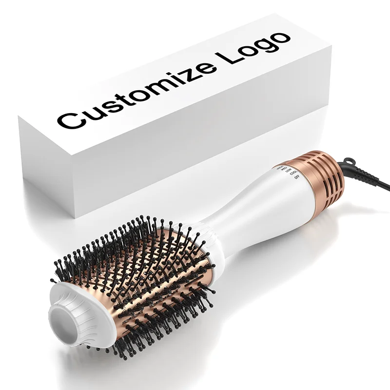 In Stock Pink in Styler Electric One Step Hot Air Brush Blow Dryer Comb  Blowout Hair Dryer Brush