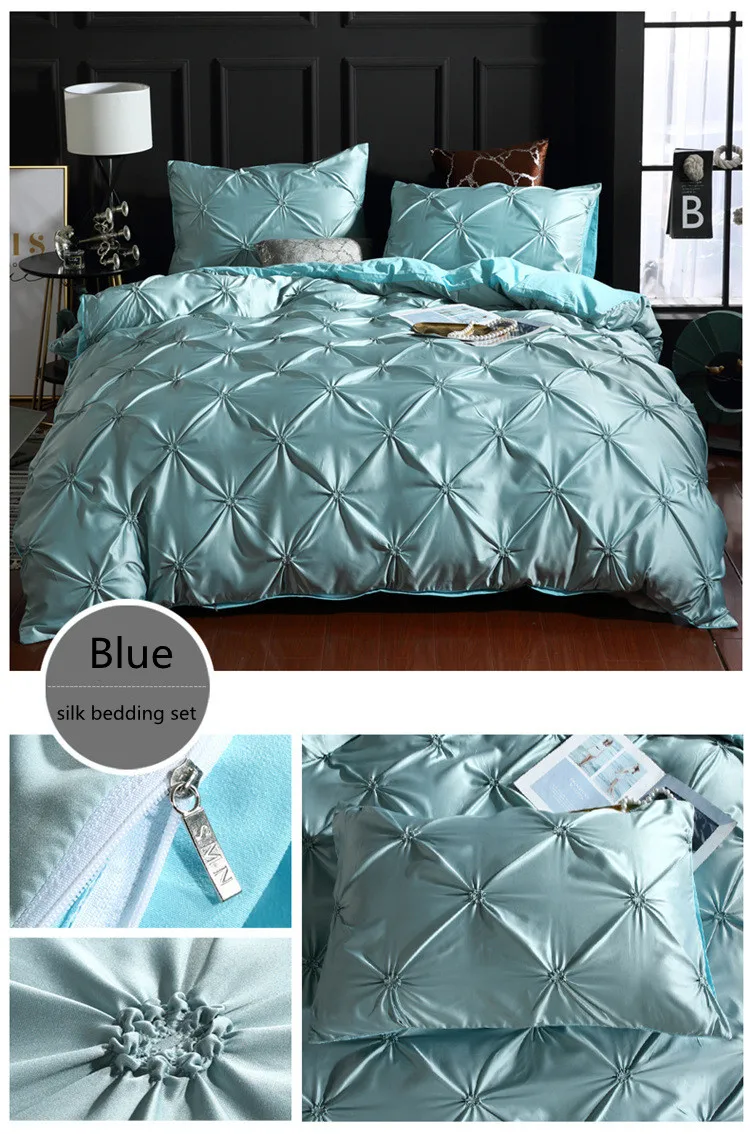 Home Textile Summer Sheets Silk Bed Set,Designers Super King Size Silk Bedsheets Bed Set/ Buy