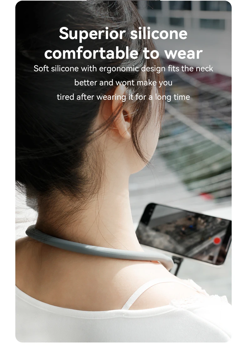 Bulk Content Creator Neck Hanger Magnetic Phone Mount with Adjustable Multi Angle Damping Shaft for Vlog