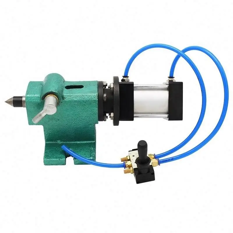TEBAK Pneumatic Lathe Tailstock Auto CNC Hydraulic Cylinder PrecisionTailStock for Metal Turning Milling Machine Industrial Tool
