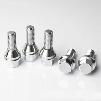 Tuercas Bloqueo Rueda HEYNER M12x1.25 - Juego 4 Unidades, Llave Única, Para Peugeot 308