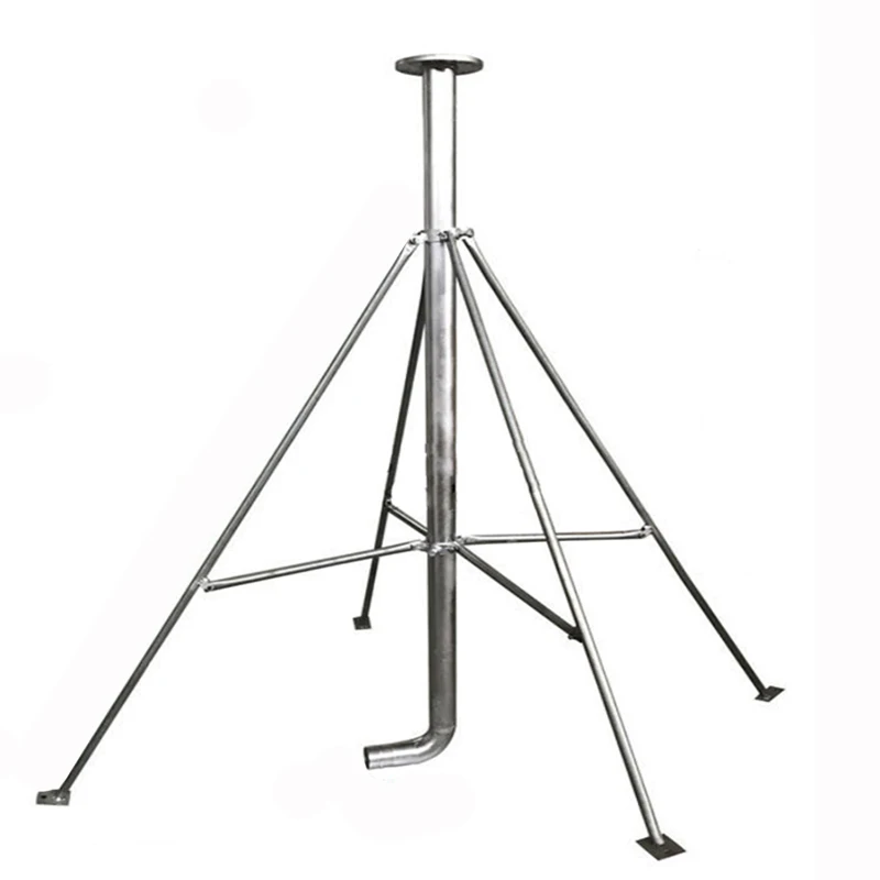 Galvanized Iron Pipe 360 Degree Rotating Rain Gun Sprinkler Tripod Stand Agricultural Irrigation Garden Farmland