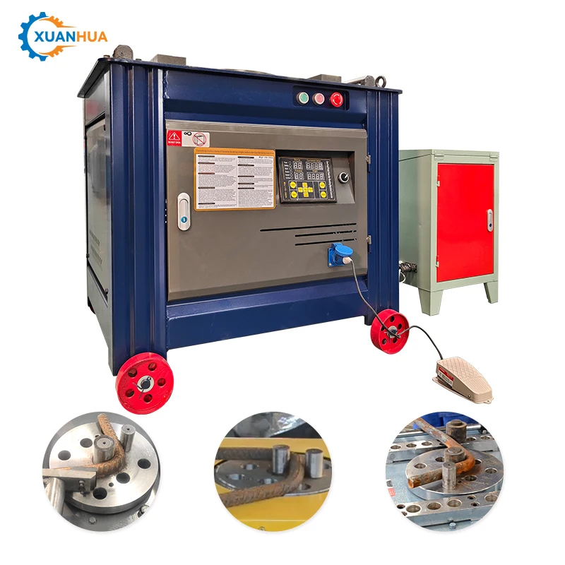 32mm Small Hydraulic Manual and Automatic Cold test Rebar Bending Machine   Metal Bending Machine Price