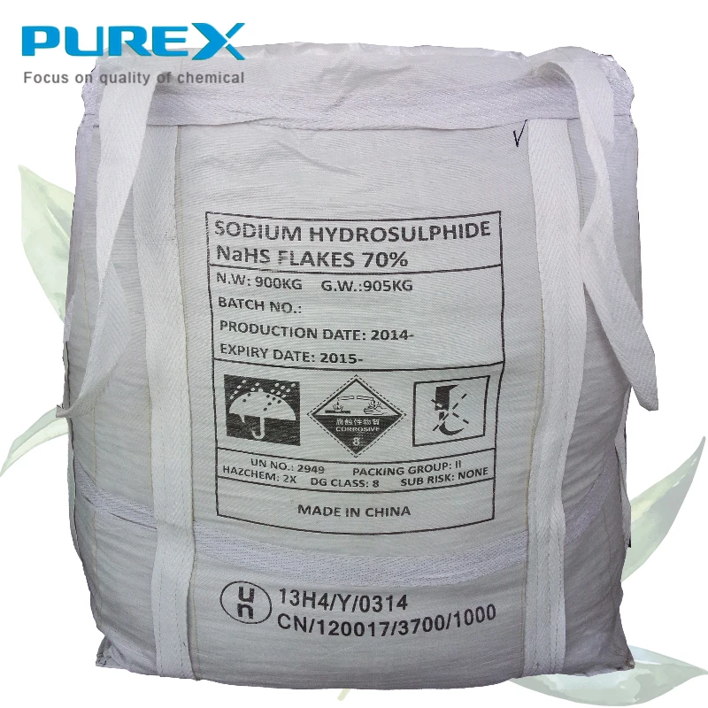 
Sodium Hydrosulfide Flake / Sodium Sulphide for Leather Chemical 