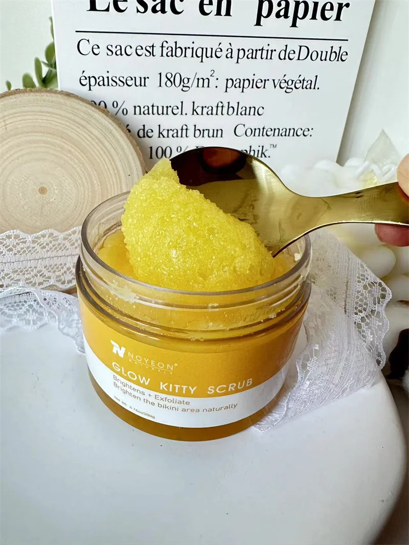 Yoni Kit Turmeric Brighten Scrub Wash For Dark Inner Thighs Herbal Yoni Oil mask For