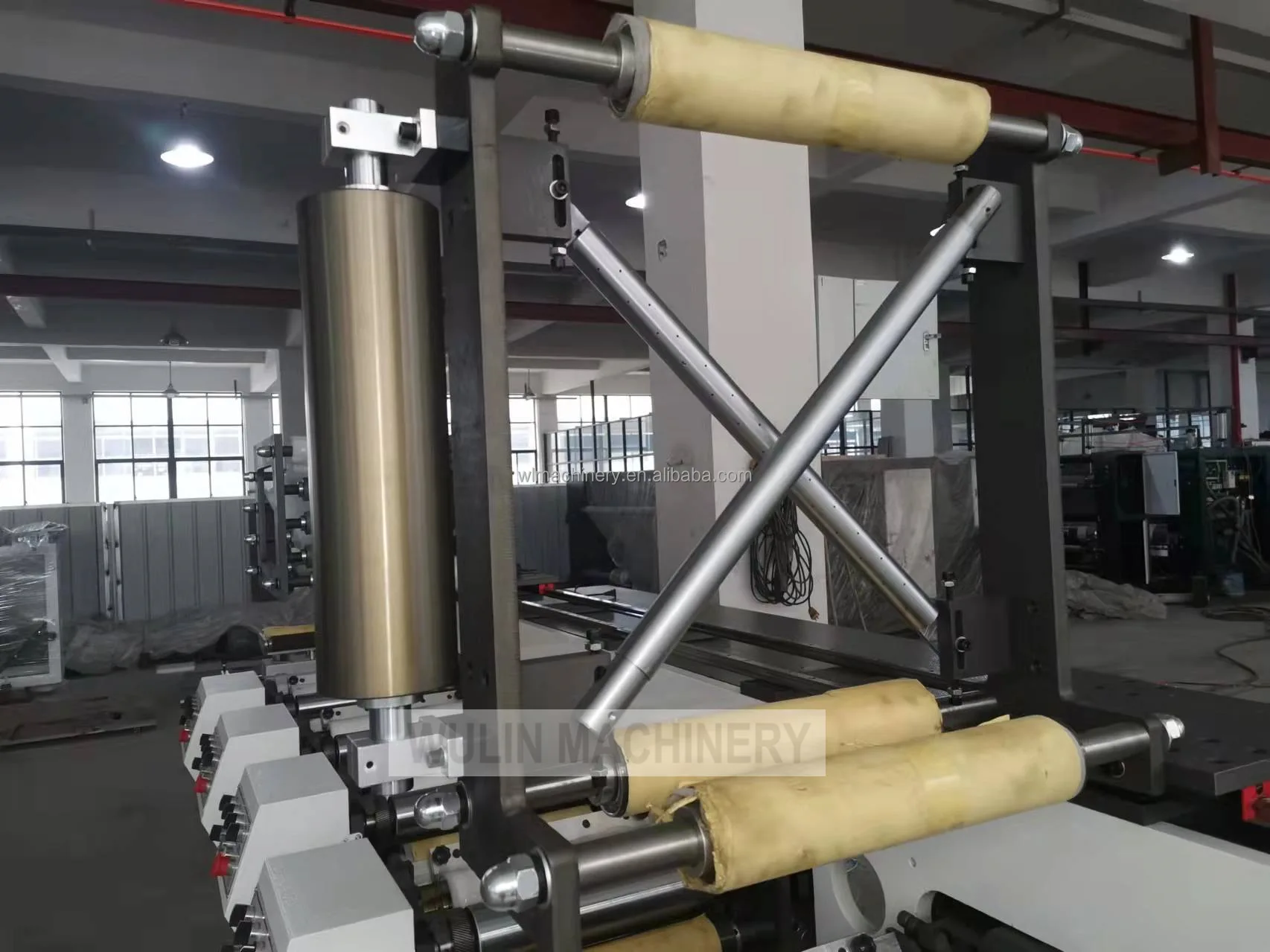 Mini Narrow Web 1 Color Paper Label Flexographic Flexo Printer Printing Machine