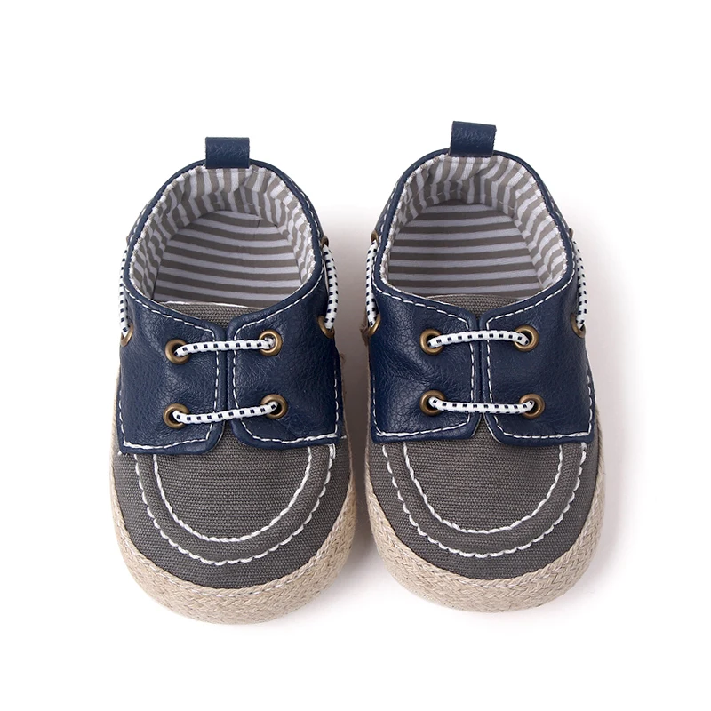 Soft Sole Lace-up Casual Baby Boy Shoes Prewalker Baby Shoes for Boys 2023 supplier