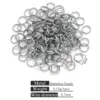 Steel color double layer key ring-0.7*8