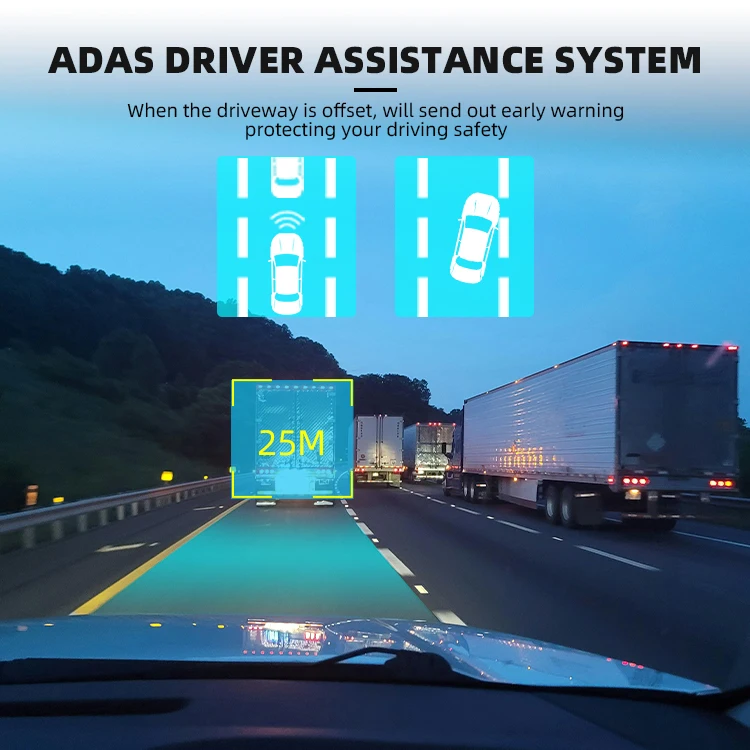 Coview Night Vision Dvr Front Inward Car Camera Dashcam Usb Android Adas Intelligent Drive Car Black Box for Universal Models factory