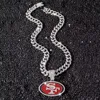 Colgante de plata + Cadena cubana de 30 pulgadas