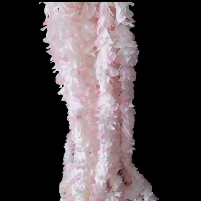 
 Искусственная Глициния, длинные подвесные цветы, искусственные подвесные цветы, Виноградная гирлянда для свадьбы  