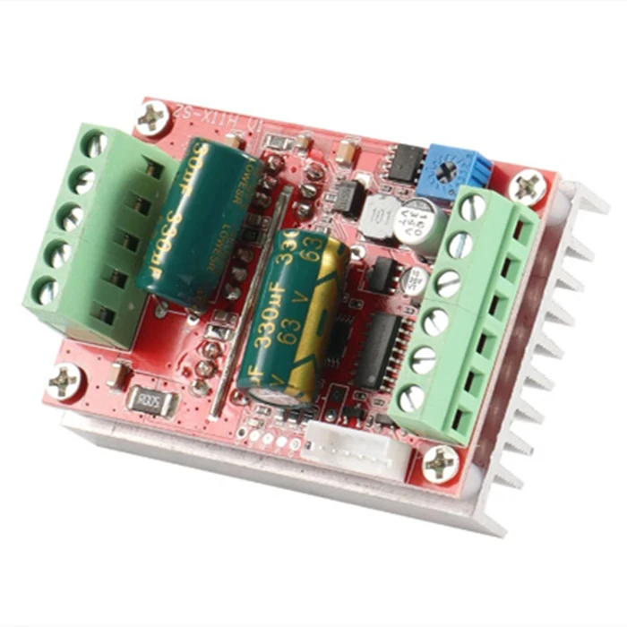 BLDC трехфазный бесщеточный двигатель постоянного тока с контроллером холла плата драйвера двигателя 400 Вт PLC