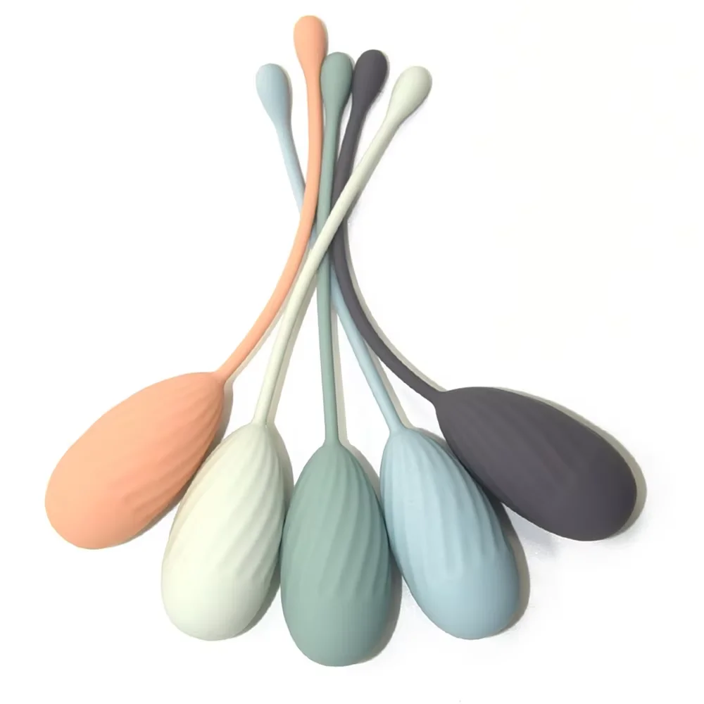5pcs Set Beginner-friendly Silicone Kegel Weight Massager Safe Ben Wa Ball for Vagina Tightening Exercise Trainer for Pelvic