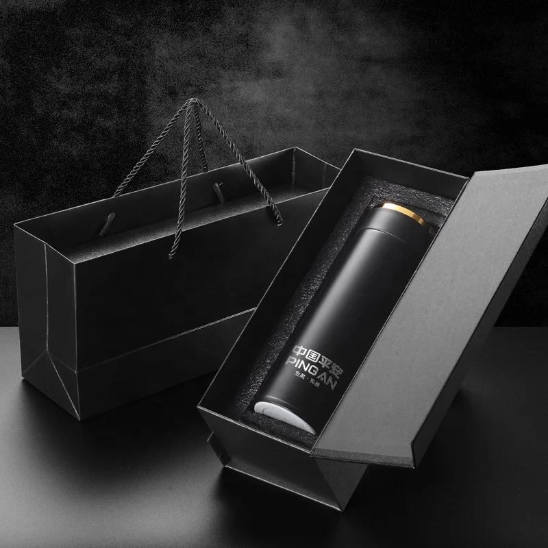 450ml High Quality Smart Intelligent LED Temperature Display Stainless Steel Business Vacuum Flask with Lid