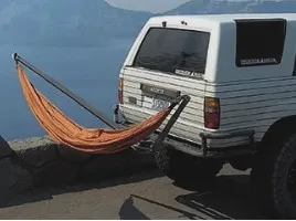 Подставка для гамака приемник прицепа складной кронштейн внедорожника черного цвета (гамак не входит в