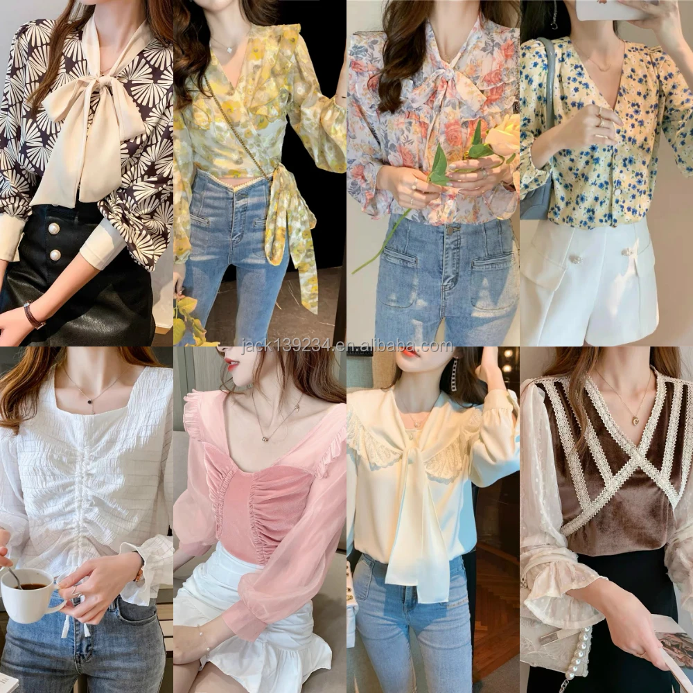 Blus 2022 Atasan Fashion Baru Denim 