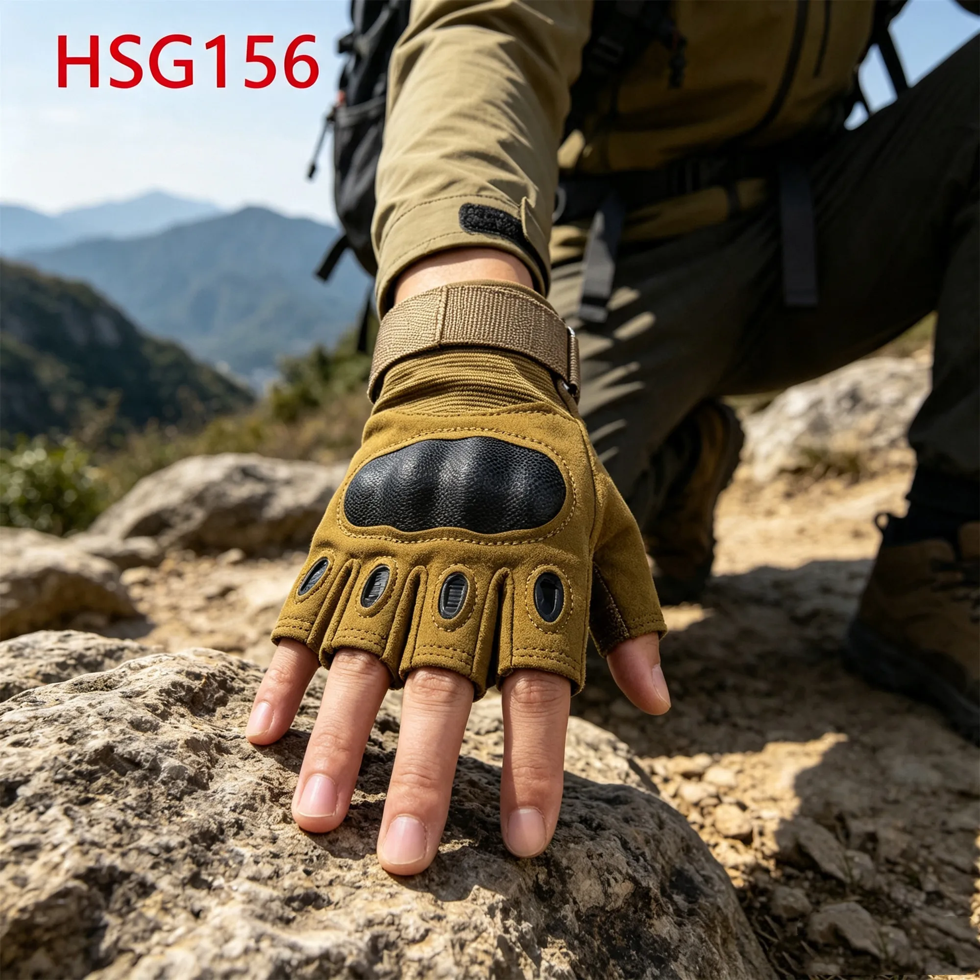 ZYF,Finger Joint Protection Coyote Color Tactical Gear Gloves Mountain Rescue Debris Resistant Hua Singh Combat Gloves HSG156