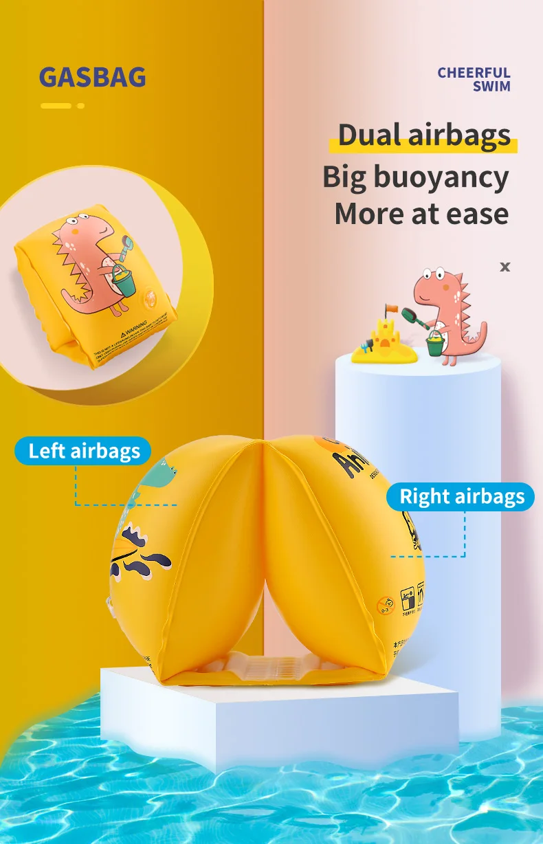 Swimbobo Fartory Custom New Child Swimming Rings Comfortable Good Looking Kids Arm Float Sleeve Ring Inflatable Baby Arm Ring