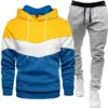 Yellow + light gray pants